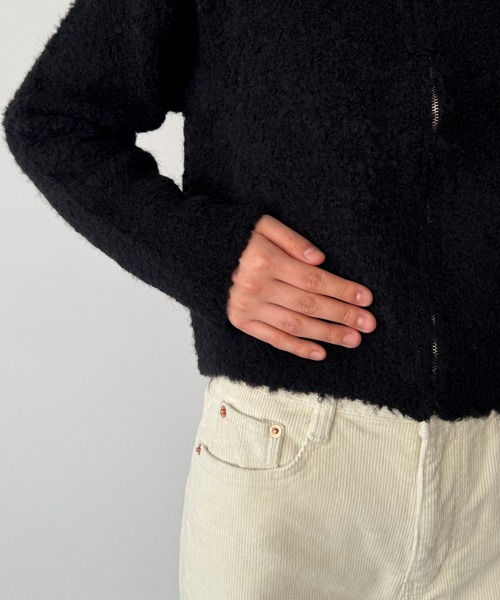 「CANAL JEAN」 「El mar」ニットカーディガン ONE SIZE ベージュ レディース_画像9
