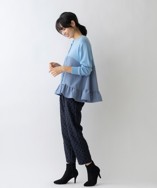 「Sono」 ニットカーディガン 1 ホワイト レディース_画像7