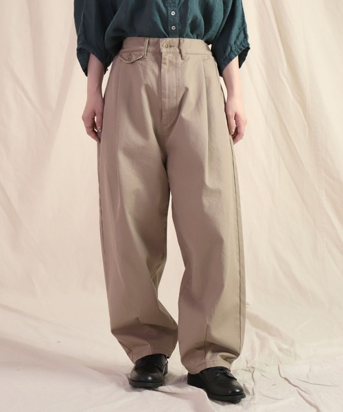 「Brocante」 チノパンツ 1 ベージュ レディースの画像
