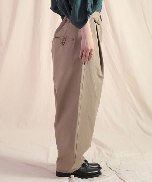 「Brocante」 チノパンツ 1 ベージュ レディースの画像