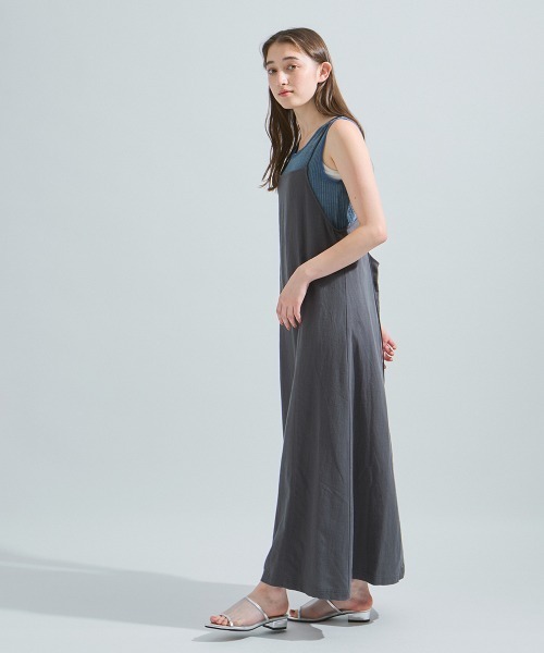 「ketty」 キャミソールワンピース M チャコールグレー レディース_画像4