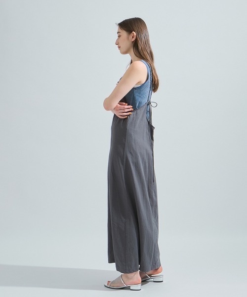 「ketty」 キャミソールワンピース M チャコールグレー レディース_画像5