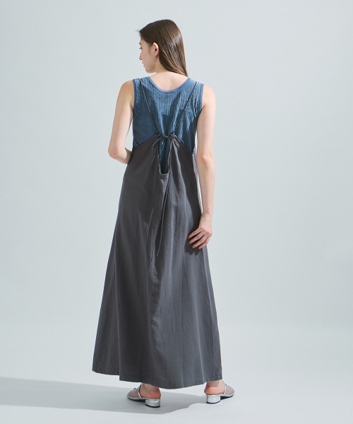 「ketty」 キャミソールワンピース M チャコールグレー レディース_画像6