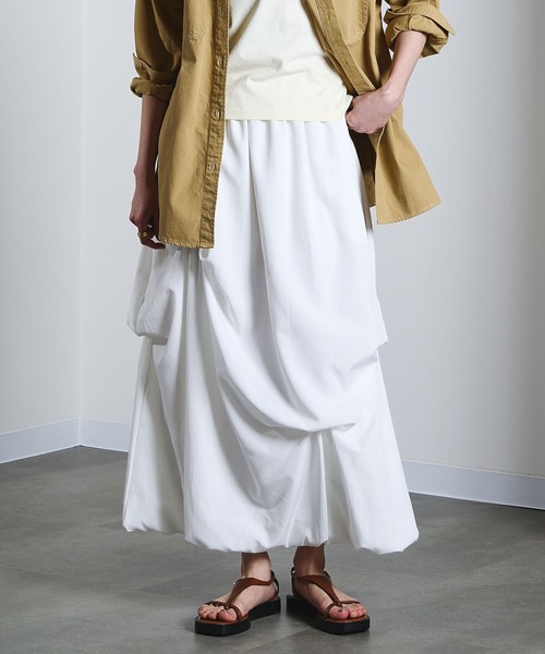 ROSE BUD（ローズバッド） ロング スカート TUCK BALLOON SKIRT