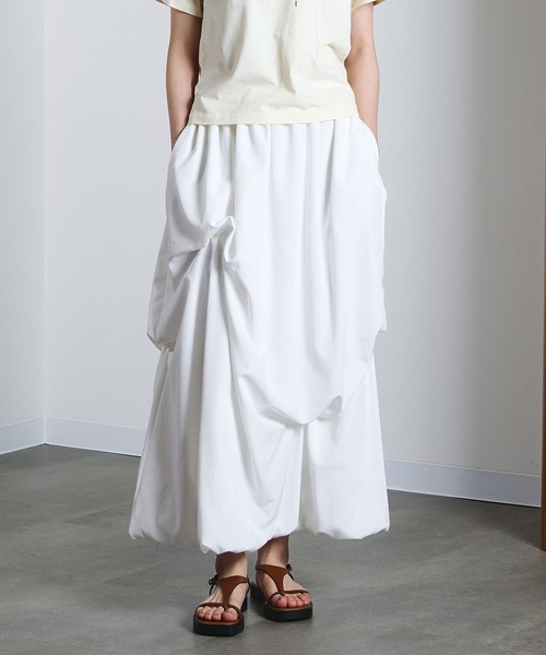 ROSE BUD（ローズバッド） ロング スカート TUCK BALLOON SKIRT 