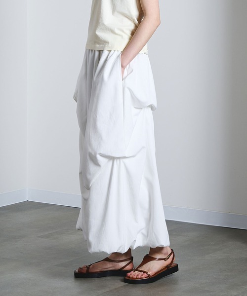 ROSE BUD（ローズバッド） ロング スカート TUCK BALLOON SKIRT