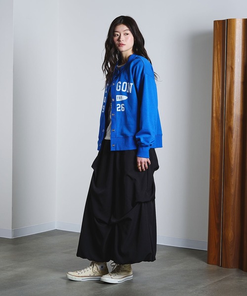 ROSE BUD（ローズバッド） ロング スカート TUCK BALLOON SKIRT
