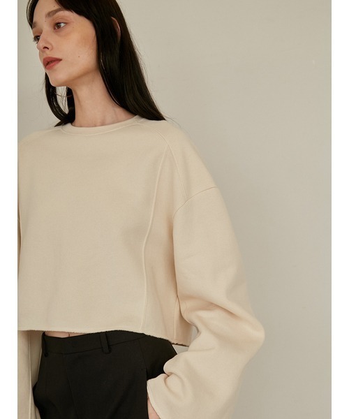 「styling/」 スウェットカットソー FREE レッド レディース_画像3