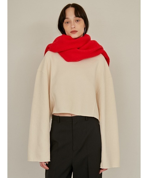 「styling/」 スウェットカットソー FREE レッド レディース_画像9