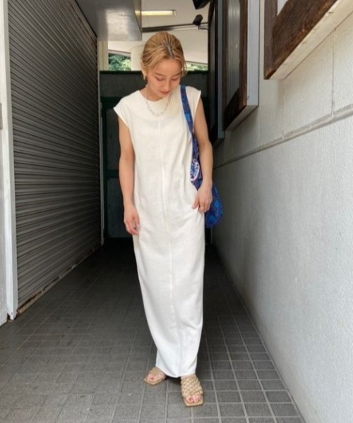 TODAYFUL ノースリーブ ロングワンピース アイボリー 36 TODAYFUL 「TODAYFUL」 ノースリーブワンピース 36inch ベージュ