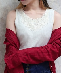 axes femme（アクシーズ ファム） タンクトップ ノースリーブ 吸水速乾