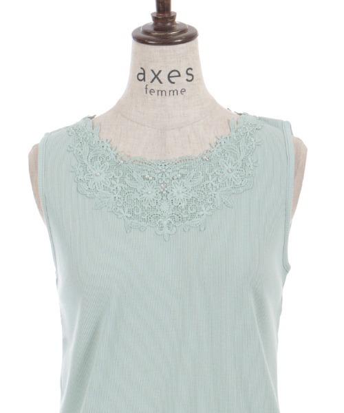 axes femme（アクシーズ ファム） タンクトップ ノースリーブ 吸水速乾