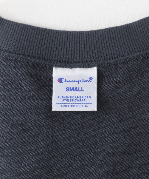 「Champion」 スウェットカットソー SMALL グレー レディース_画像6