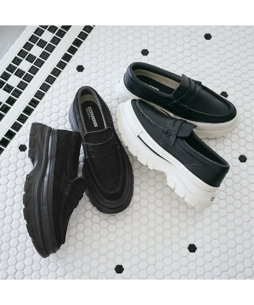 「CONVERSE ALL STAR」 ローファー 5 ブラック メンズの画像