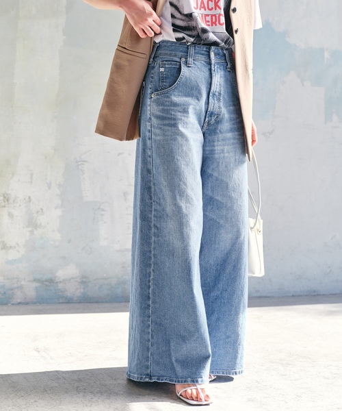 「SOMETHING」 デニムパンツ SMALL ブルー レディースの画像