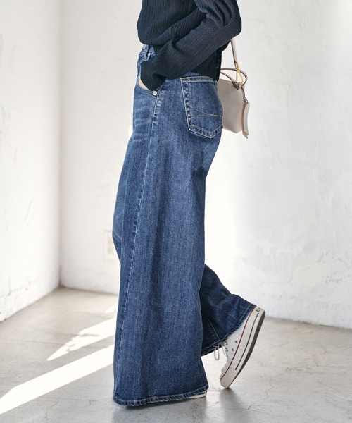 「SOMETHING」 デニムパンツ SMALL ブルー レディースの画像