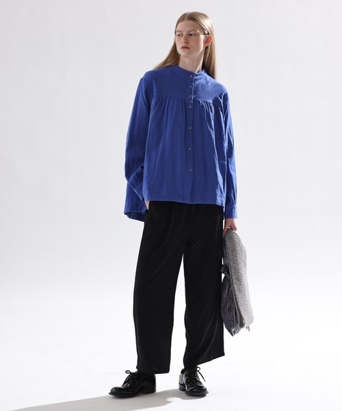「Kelen」 長袖シャツ S ブルー レディース_画像2