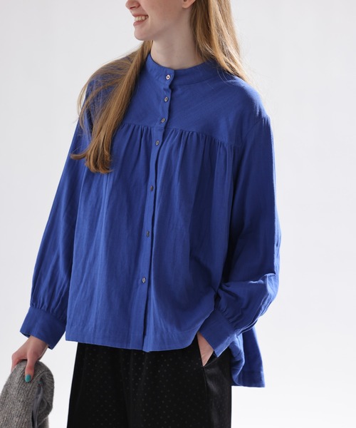 「Kelen」 長袖シャツ S ブルー レディース_画像7