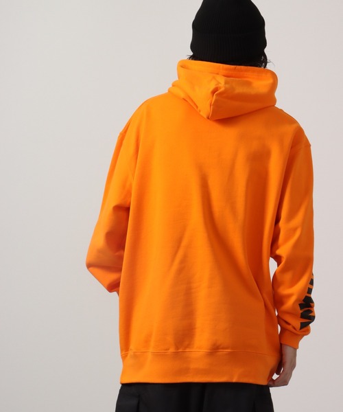 「MISHKA」 プルオーバーパーカー X-LARGE オレンジ メンズ_画像7