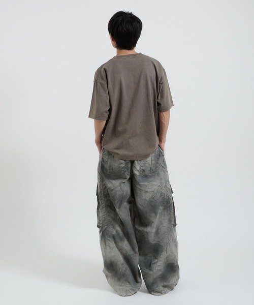 「Perushu」 カーゴパンツ LARGE ブラウン メンズの画像