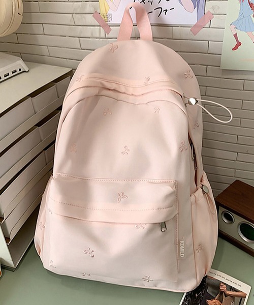 VIBGYOR リュック lulunoix/リボン刺繍リュック N15482 キッズ 子供