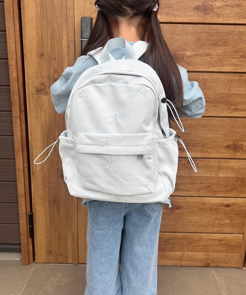 VIBGYOR リュック lulunoix/リボン刺繍リュック N15482 キッズ 子供