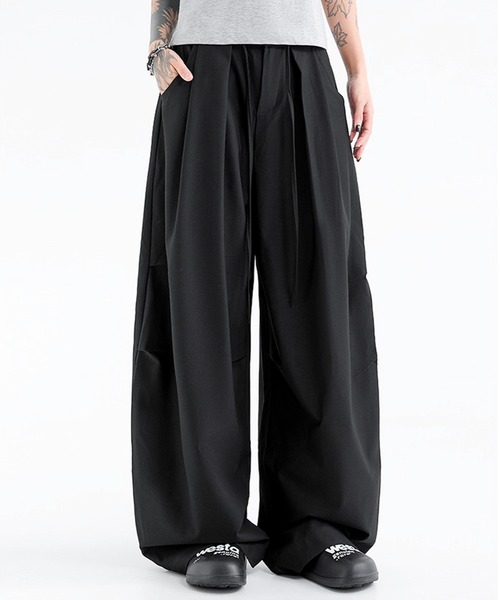 JOHNNY WOLF（ジョニーウルフ） ワイドパンツ スラックス パンツ SOLF