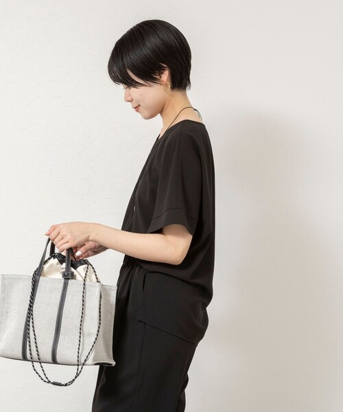 NOLLEY'S（ノーリーズ） ブラウス シャツ 半袖 「WEB＆一部店舗限定