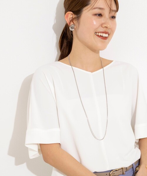 NOLLEY'S（ノーリーズ） ブラウス シャツ 半袖 「WEB＆一部店舗限定