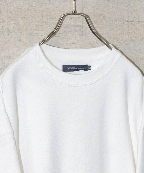 「JOHN'S CLOSET」 「never acquiesce」スウェットカットソー LARGE 杢グレー メンズ_画像2