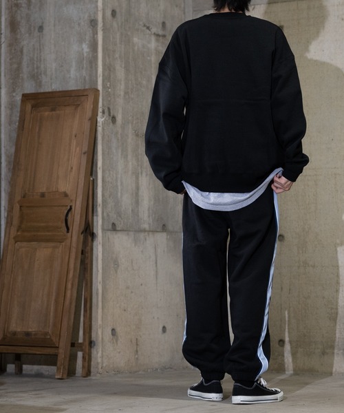 「JOHN'S CLOSET」 「never acquiesce」スウェットカットソー LARGE 杢グレー メンズ_画像9