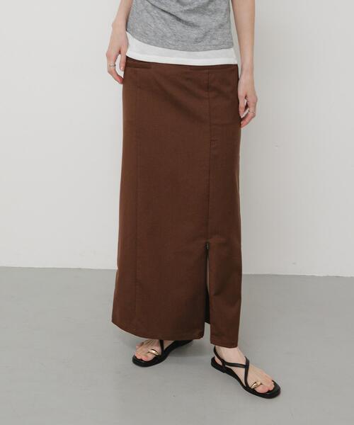 SENSE OF PLACE by URBAN RESEARCH ロング スカート ジップスリット SENSE OF PLACE by URBAN RESEARCH ロング スカート ジップスリット