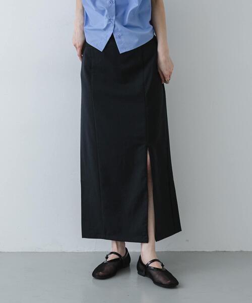 SENSE OF PLACE by URBAN RESEARCH ロング スカート ジップスリット