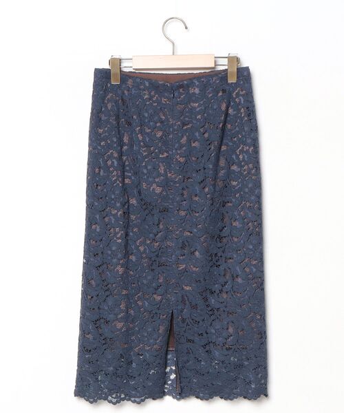 「Demi-Luxe BEAMS」 タイトスカート 38 ネイビー レディース_画像2