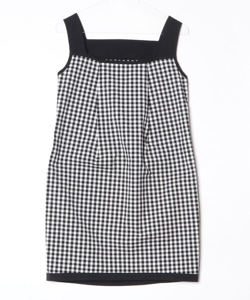 FOXEY NEW YORK 「FOXEY YORK」 チェック柄ノースリーブワンピース 40