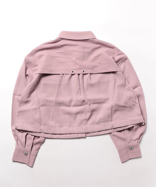 「179/WG」 長袖シャツ MEDIUM チャコールグレー レディース_画像2