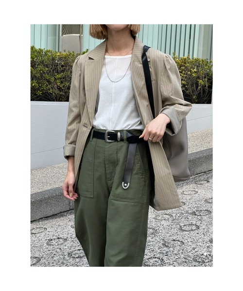 「BLACK BY MOUSSY」 パンツ 1 グリーン レディース_画像8