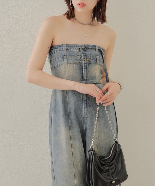 「Chico」 オールインワン FREE スカイブルー レディース_画像5