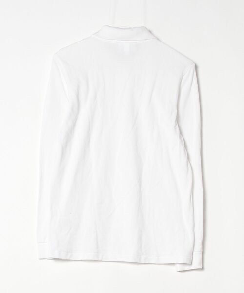 LACOSTE（ラコステ） 長袖ポロシャツ 2 ホワイト メンズ : ZOZOTOWN