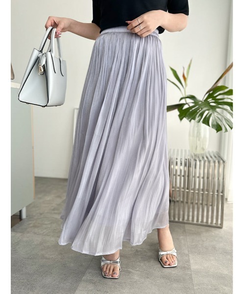 fifth（フィフス） ロング スカート ラメシアーギャザースカート