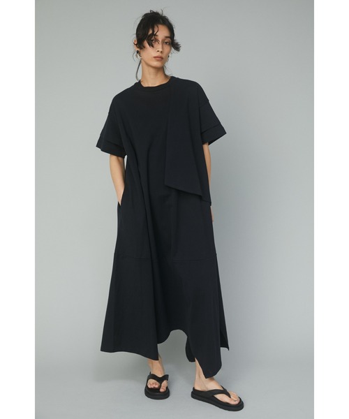 「HeRIN.CYE」 半袖ワンピース FREE ネイビー レディース_画像4