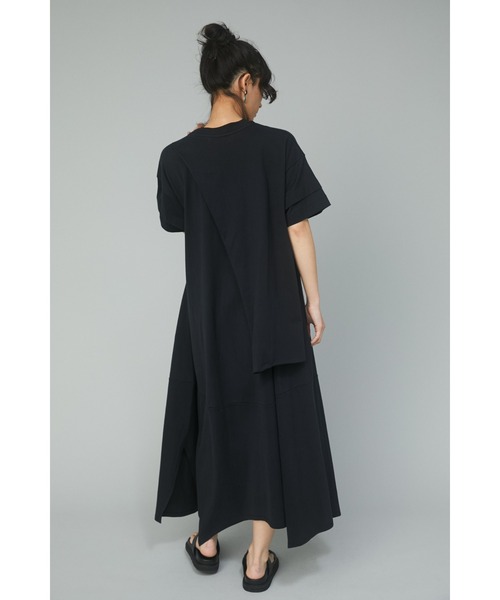 「HeRIN.CYE」 半袖ワンピース FREE ネイビー レディース_画像6