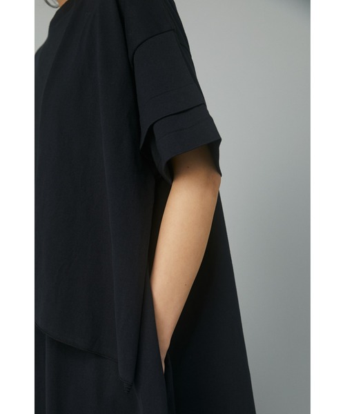 「HeRIN.CYE」 半袖ワンピース FREE ネイビー レディース_画像9