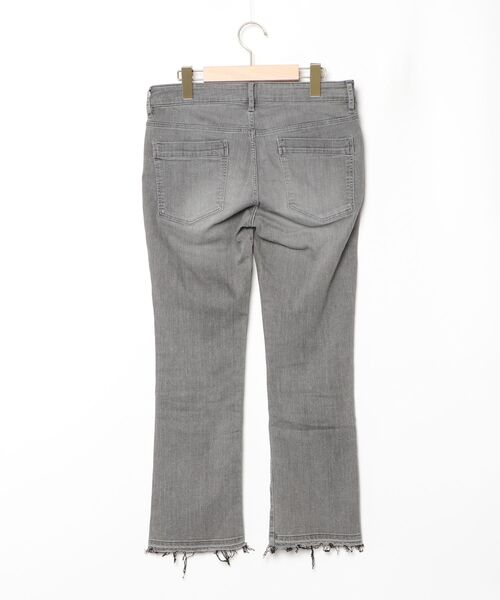 「AP STUDIO」 ブーツカットデニムパンツ 38 グレー レディース_画像2
