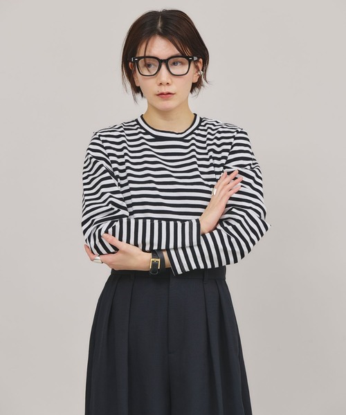 「Curensology」 長袖カットソー FREE ネイビー レディース_画像9