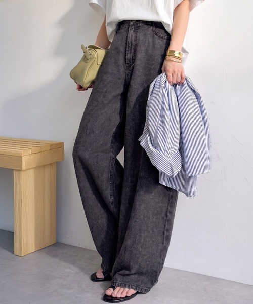 「Java」 デニムパンツ MEDIUM ブルー レディース_画像3
