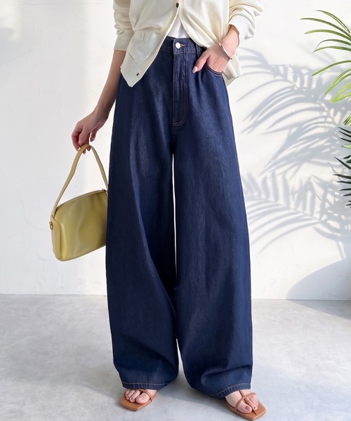 「Java」 デニムパンツ MEDIUM ブルー レディース_画像5