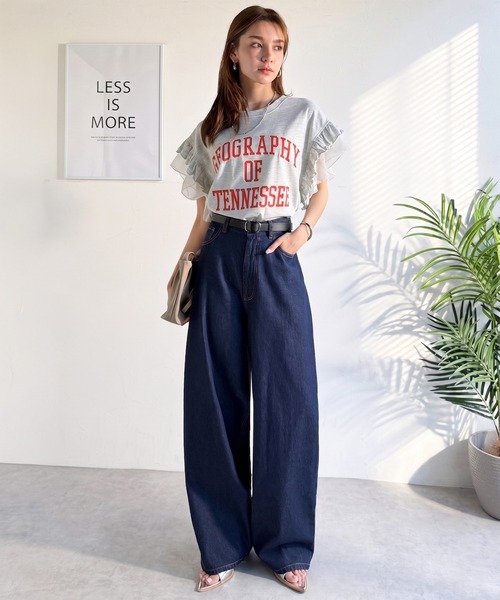 「Java」 デニムパンツ MEDIUM ブルー レディース_画像6