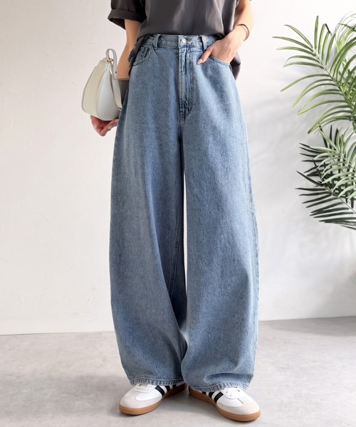 「Java」 デニムパンツ MEDIUM ブルー レディース_画像9