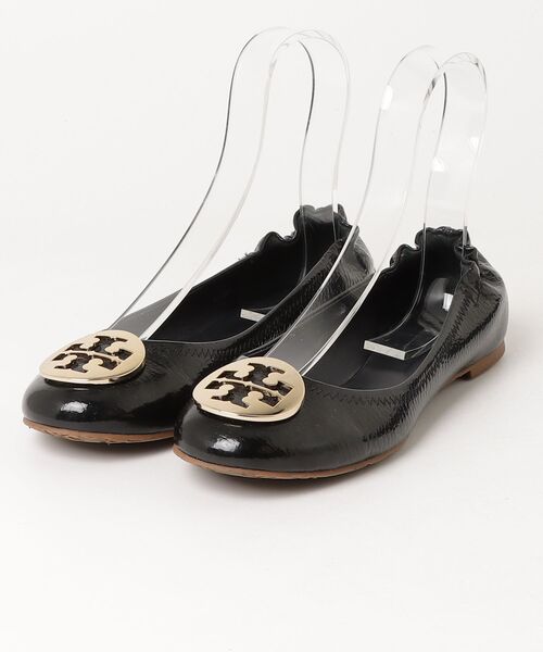 Tory Burch フラットシューズ ブラック　25cm(8) TORY BURCH（トリーバーチ） バレエシューズ 25cm ブラック レディース
